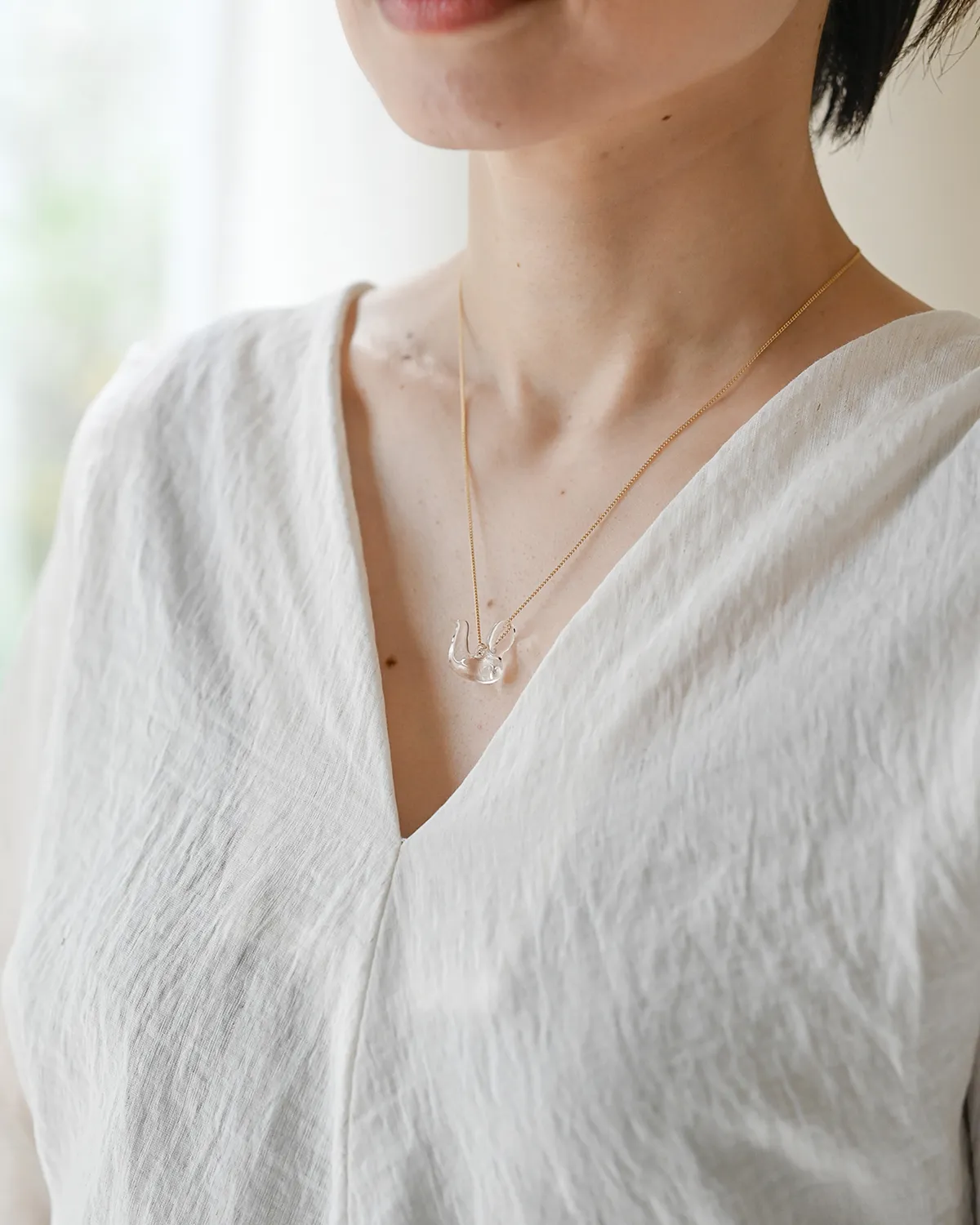 ピアス ブルーベリー1